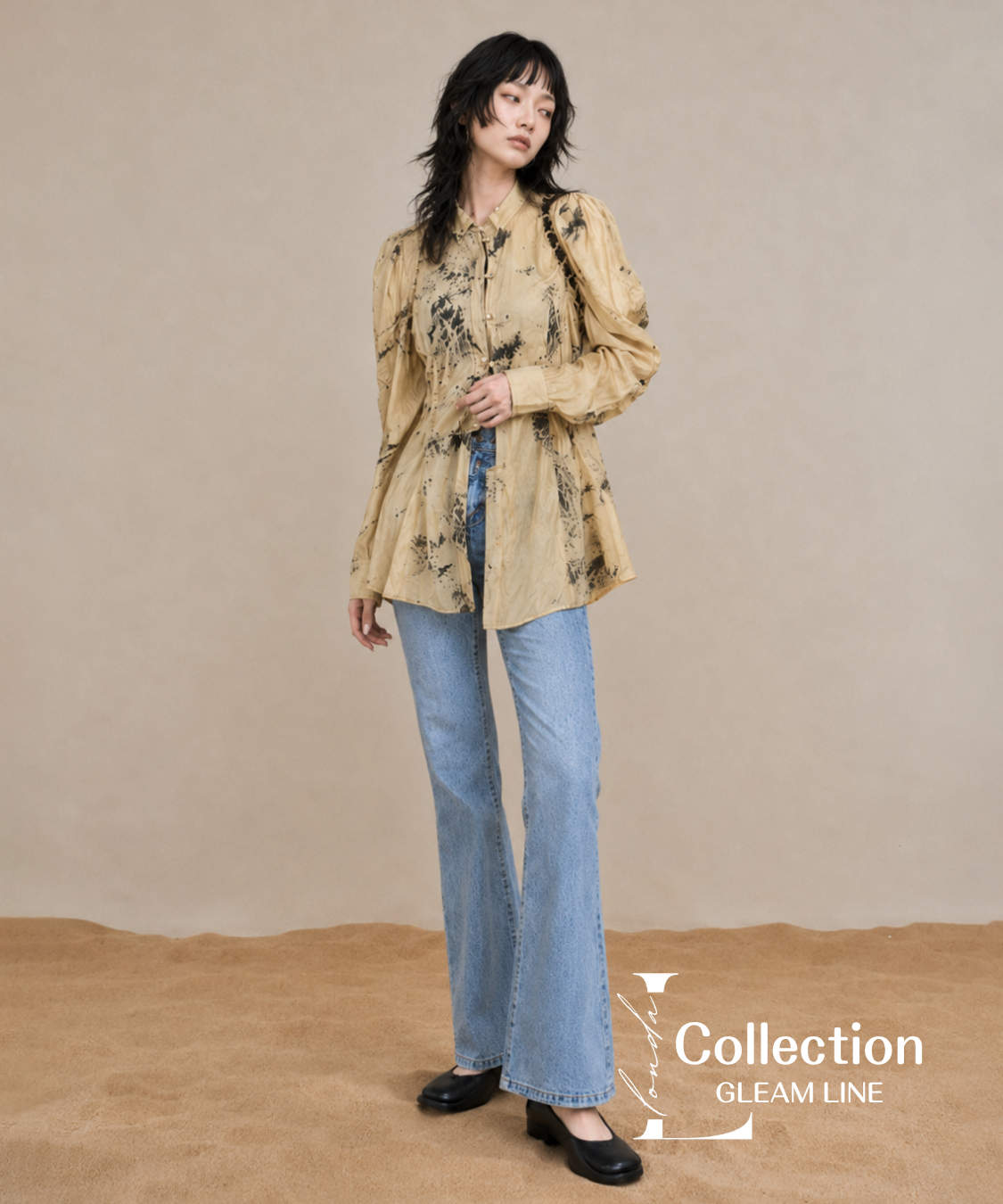 Shibori Print Blouse