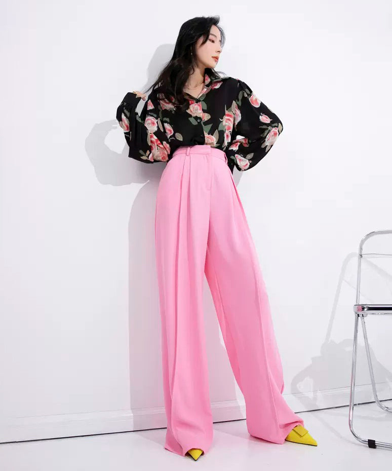 Tuck Wide Pants