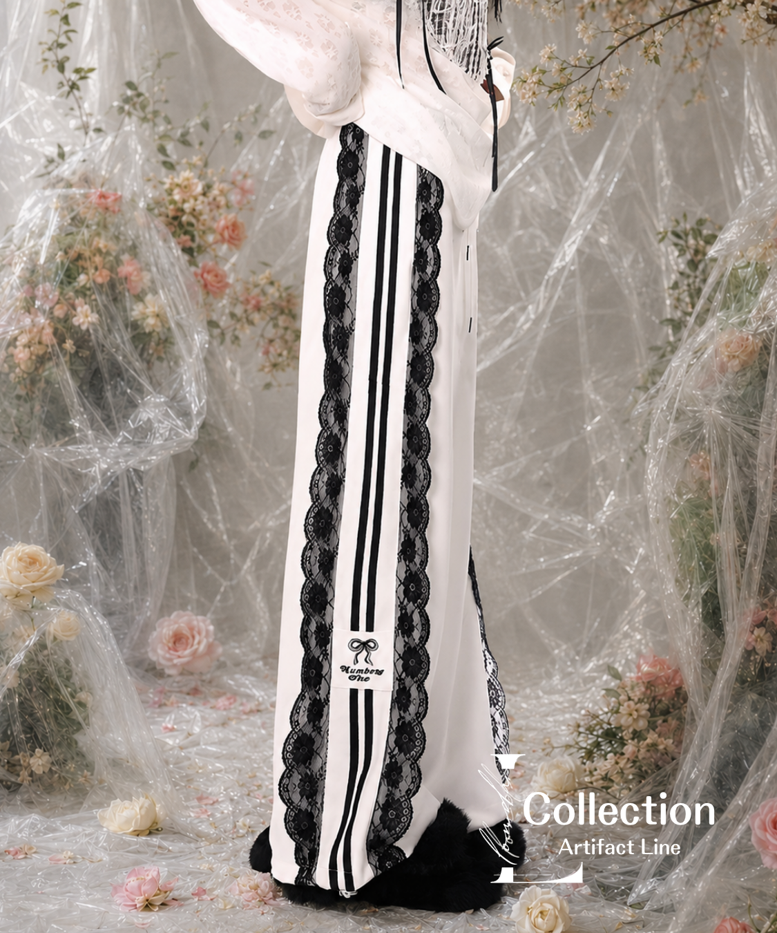Lace Line Track Pants