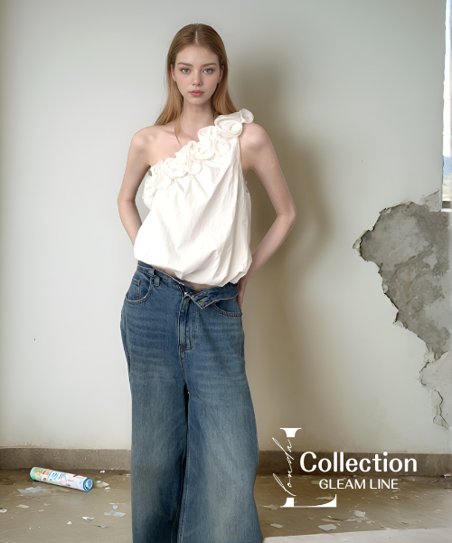 Floral Twist One Shoulder Top – LONDA