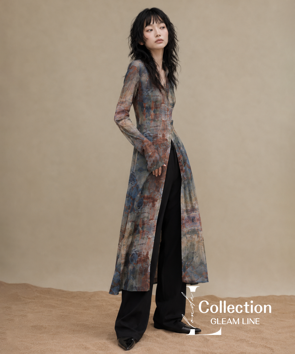 Retro Print Cardigan