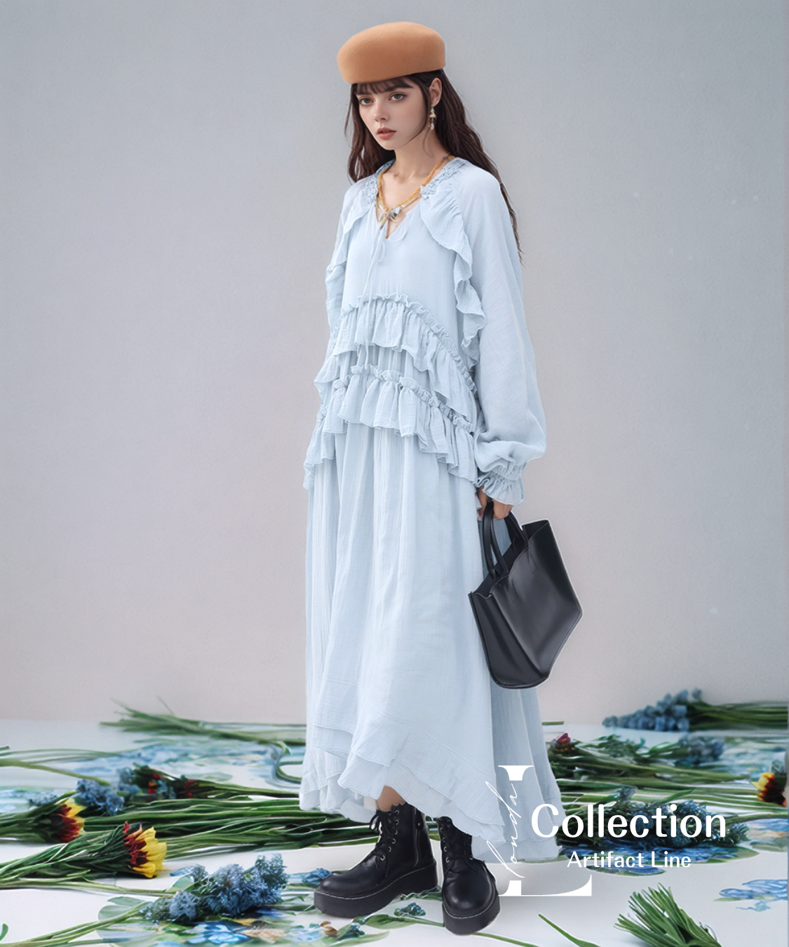 Ruffle Layer Dress