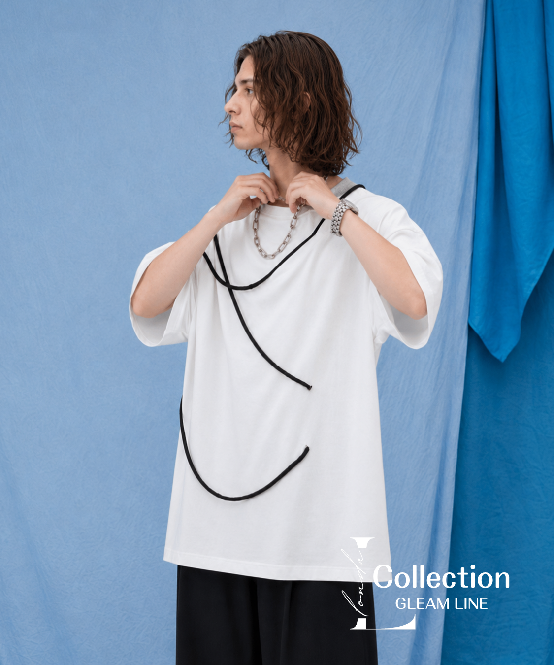 Line Design Oversized T-shirt