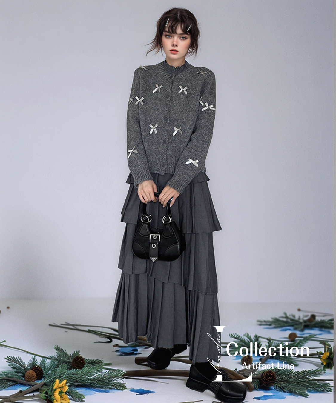 Rib Button Pleats Series