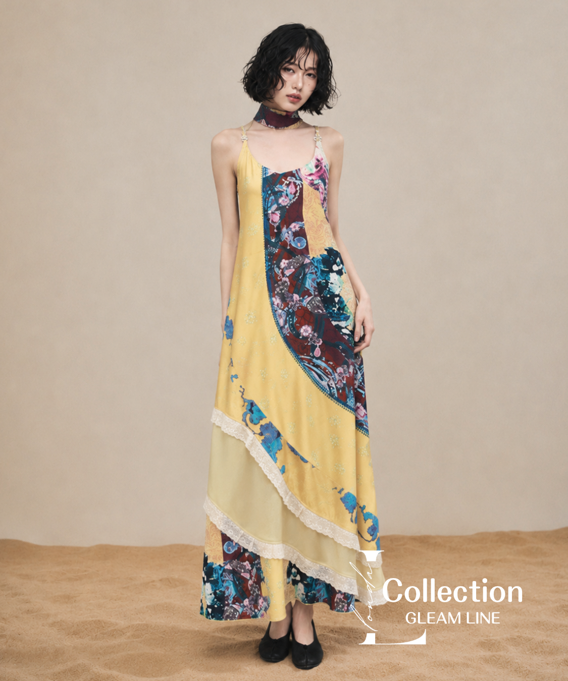 Scarf Drape Dress