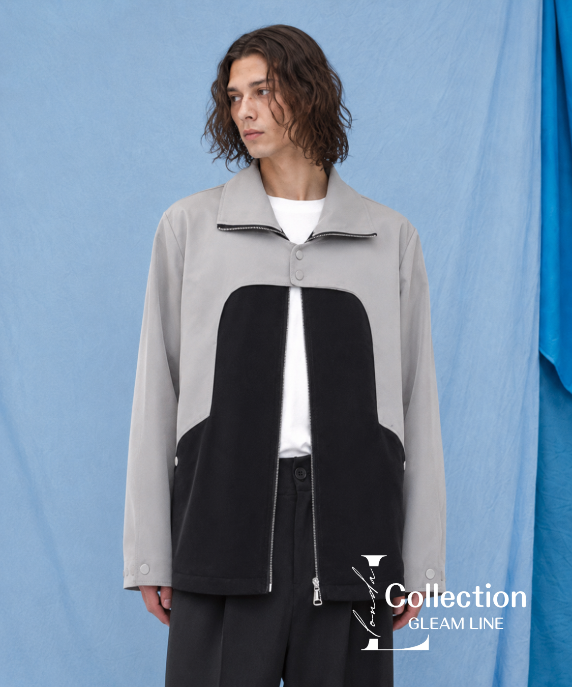 Bicolor Zip Jacket
