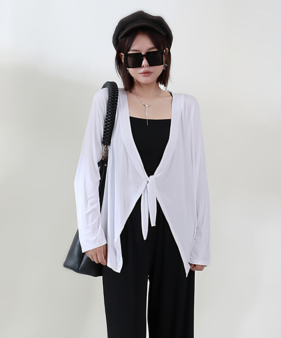 Soft Drape Open Cardigan