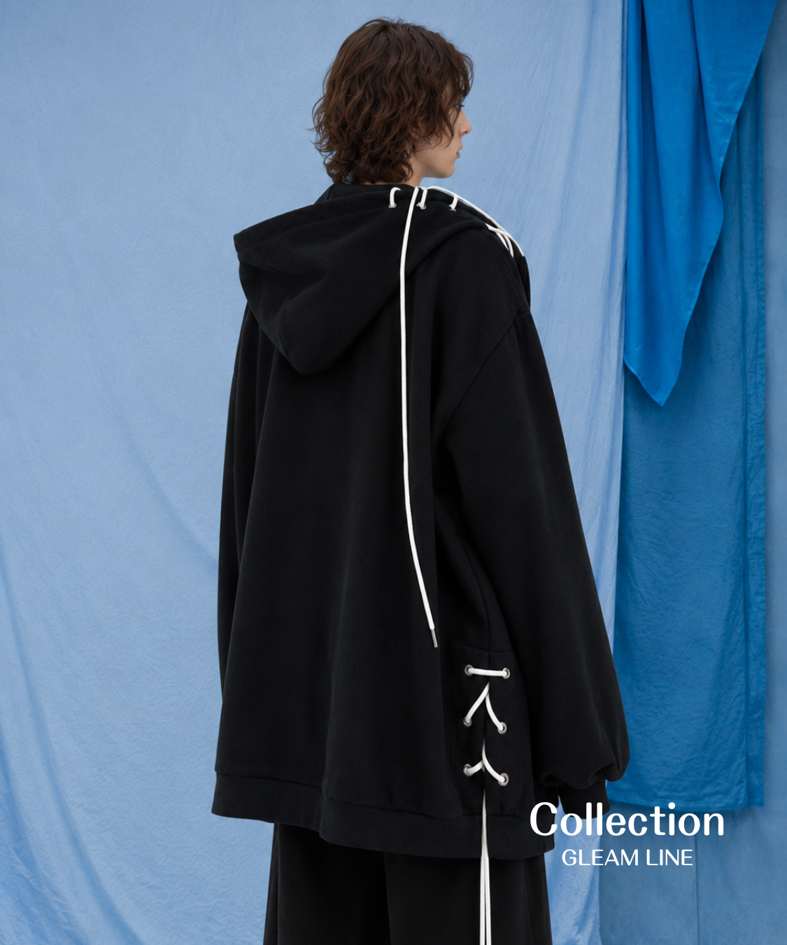 Spindle Cord Zip Hoodie
