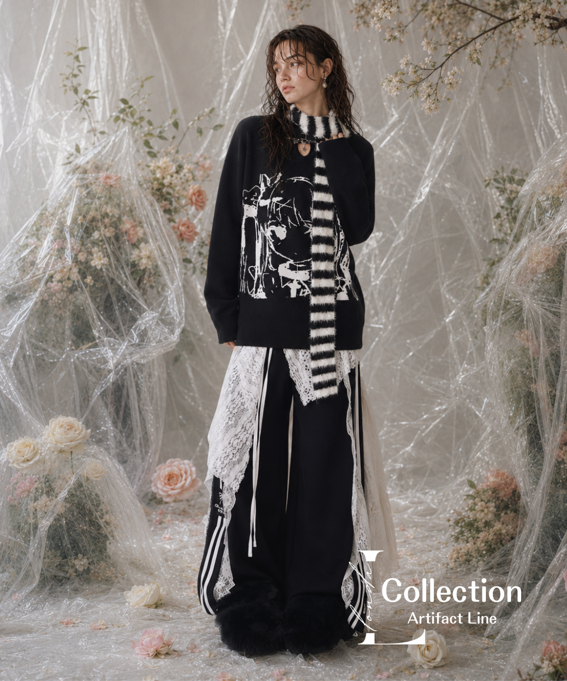 Lace Line Track Pants