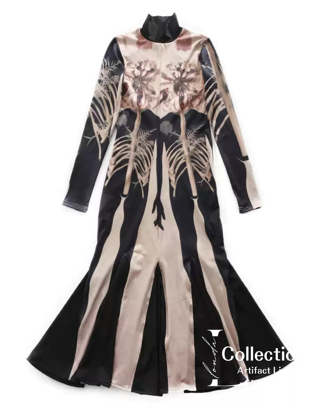 Botanical Flow Long Dress
