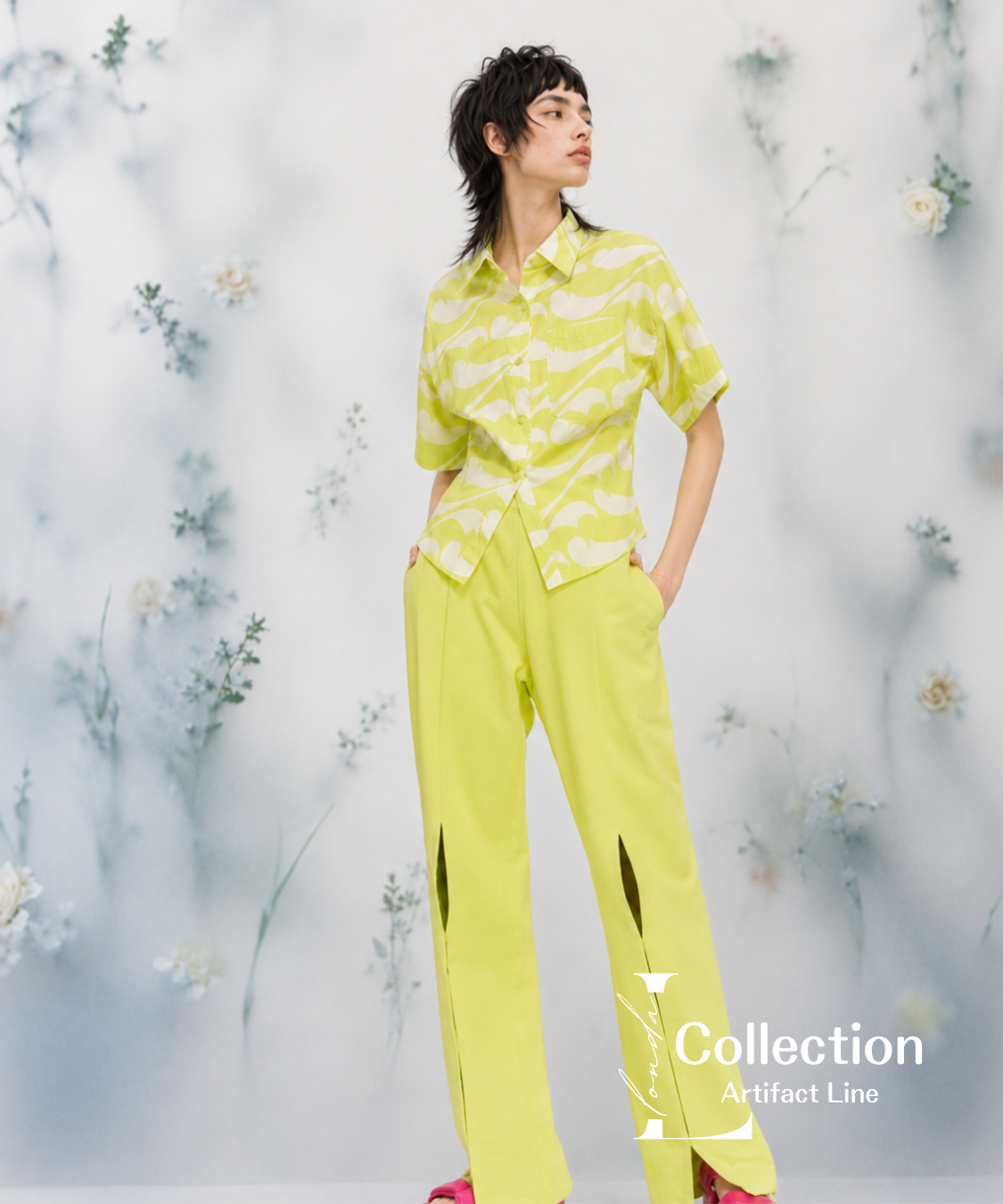 Wave Pattern Short Sleeve Shirt