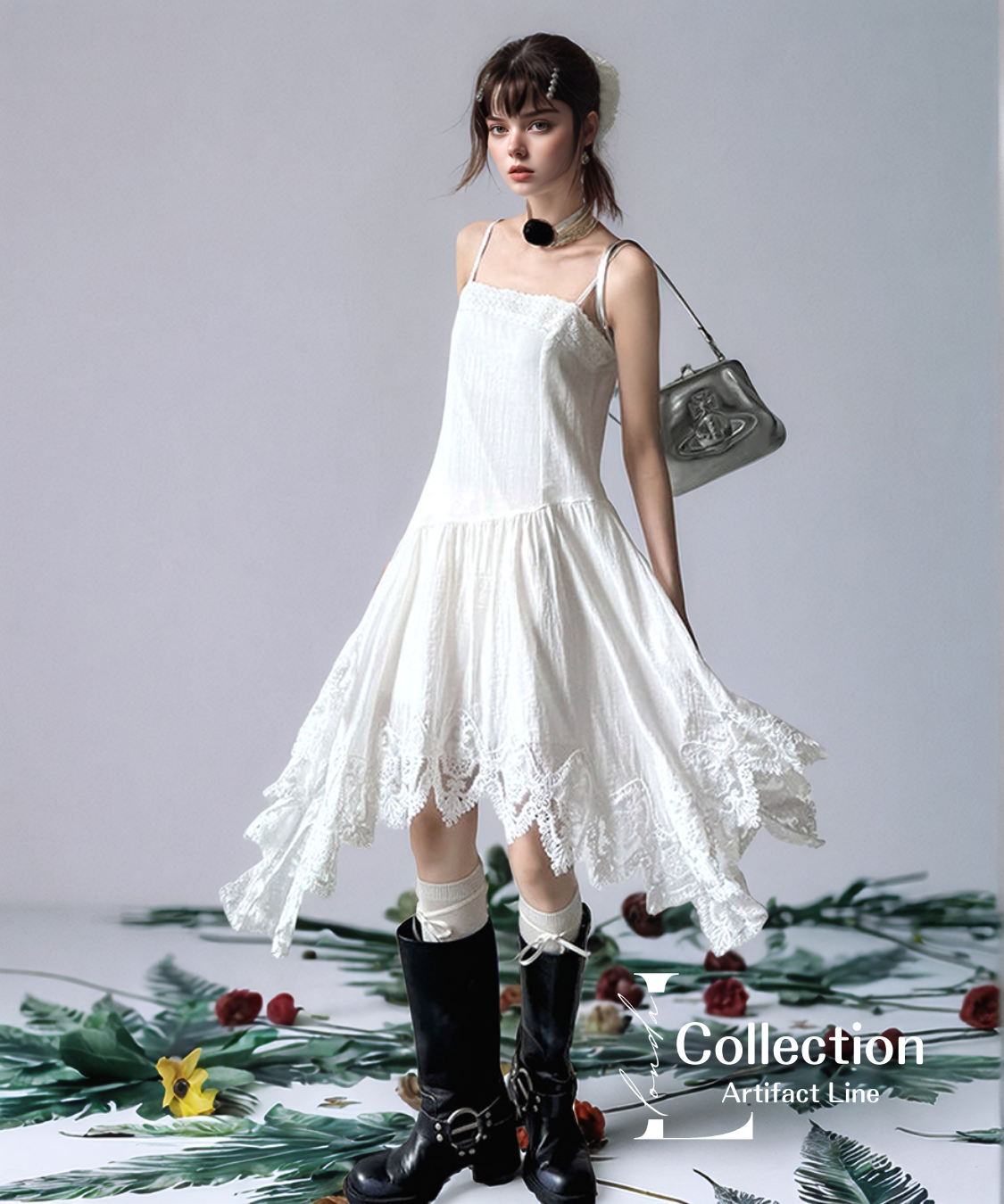 Lace Hem Camisole Dress
