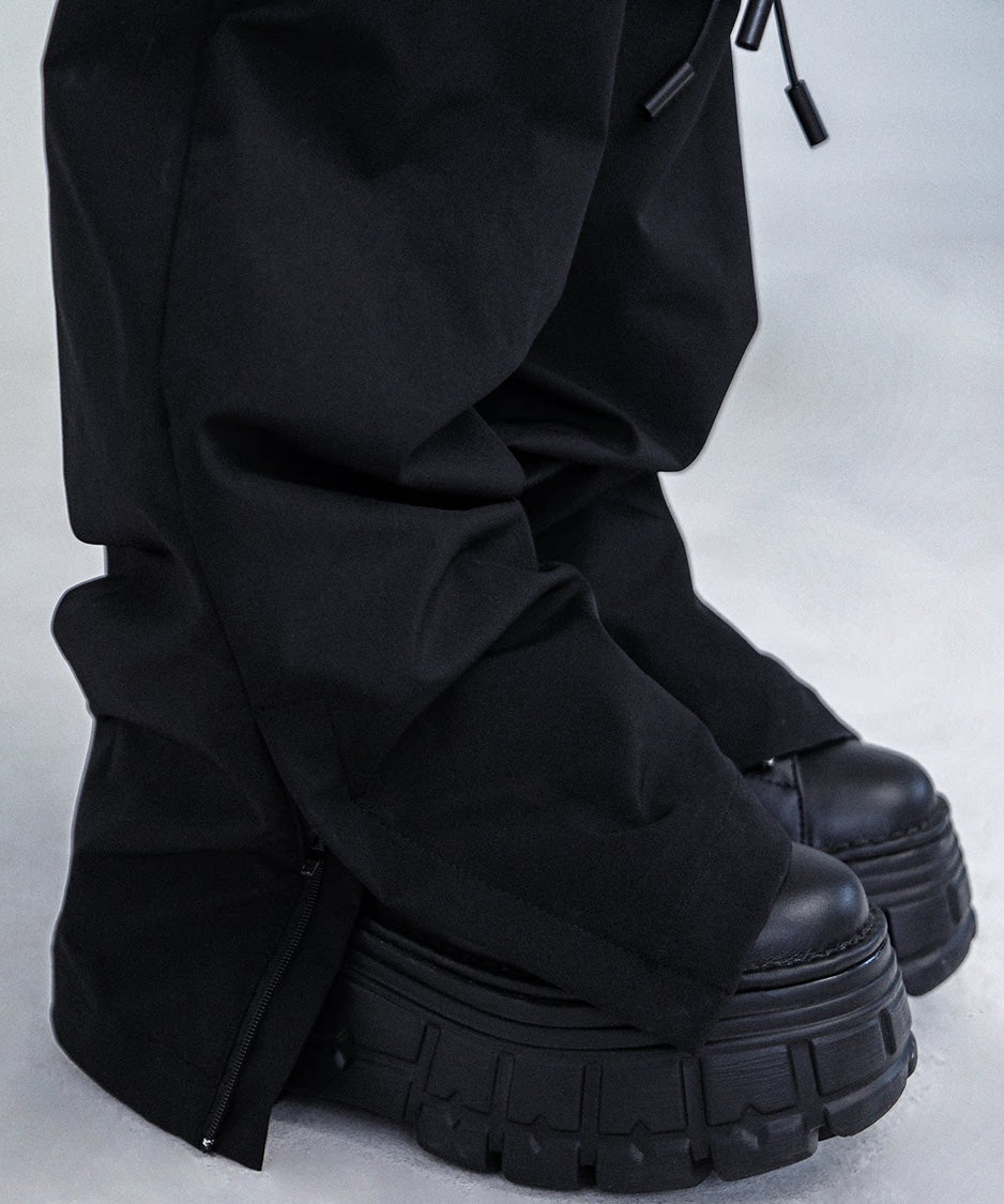 Drawcord Panel Leg Warmers