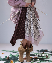skirt / light purple / S