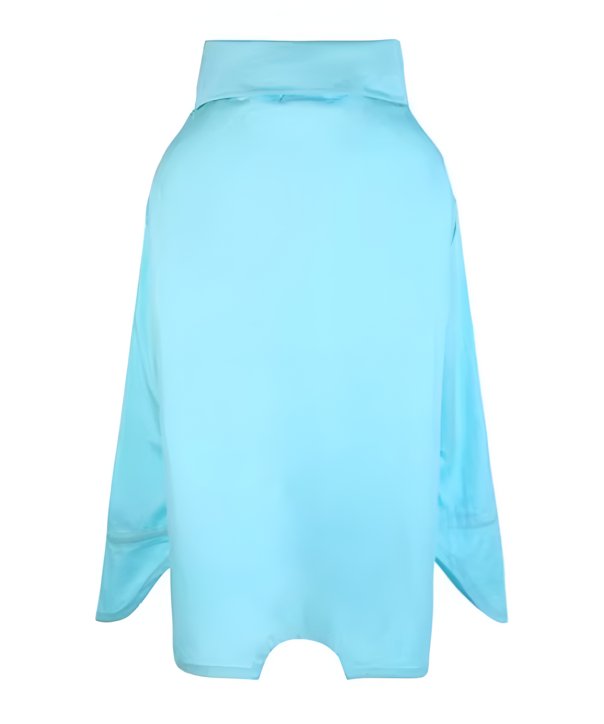 Ribbon Collar Tunic Blouse