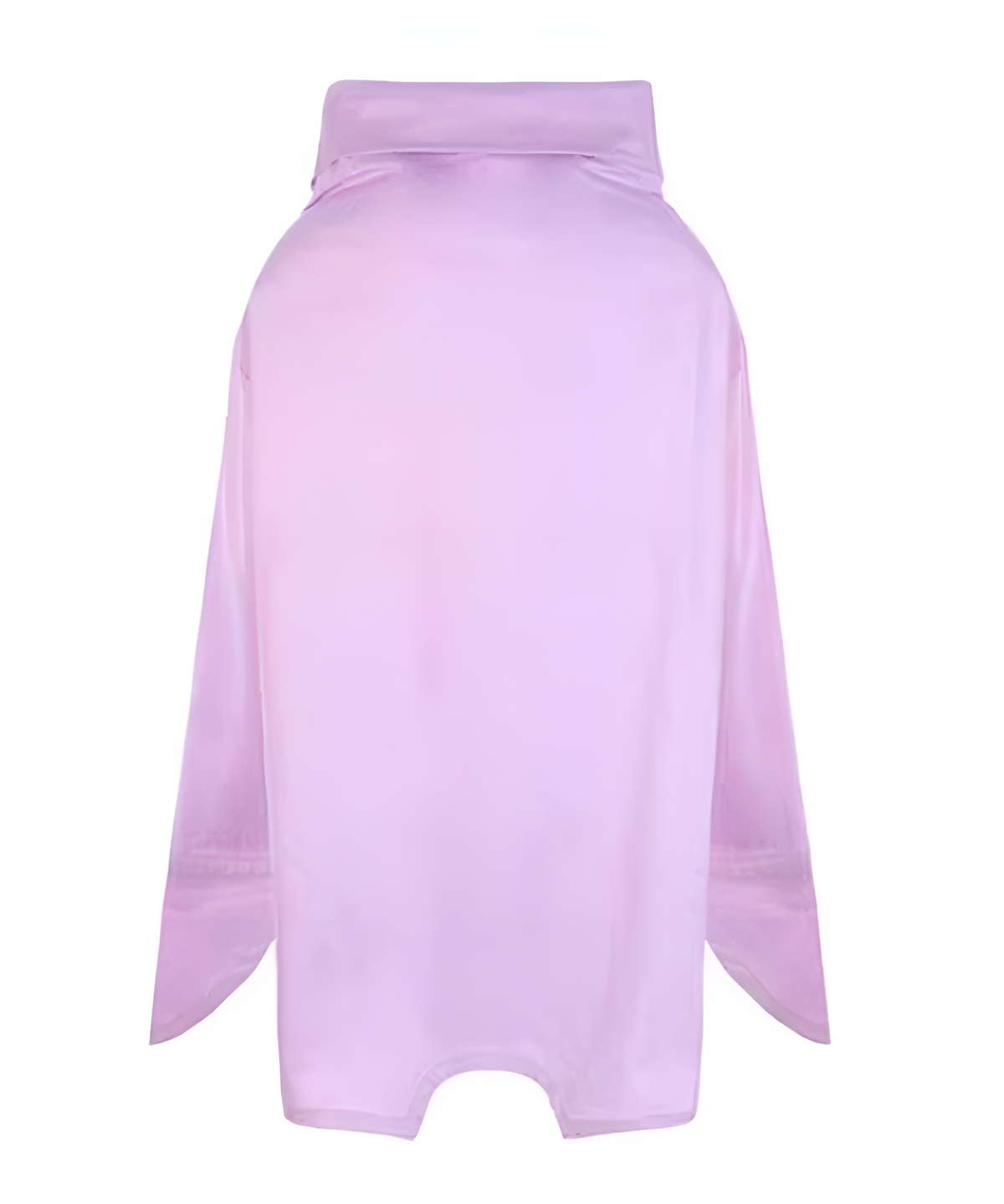 Ribbon Collar Tunic Blouse
