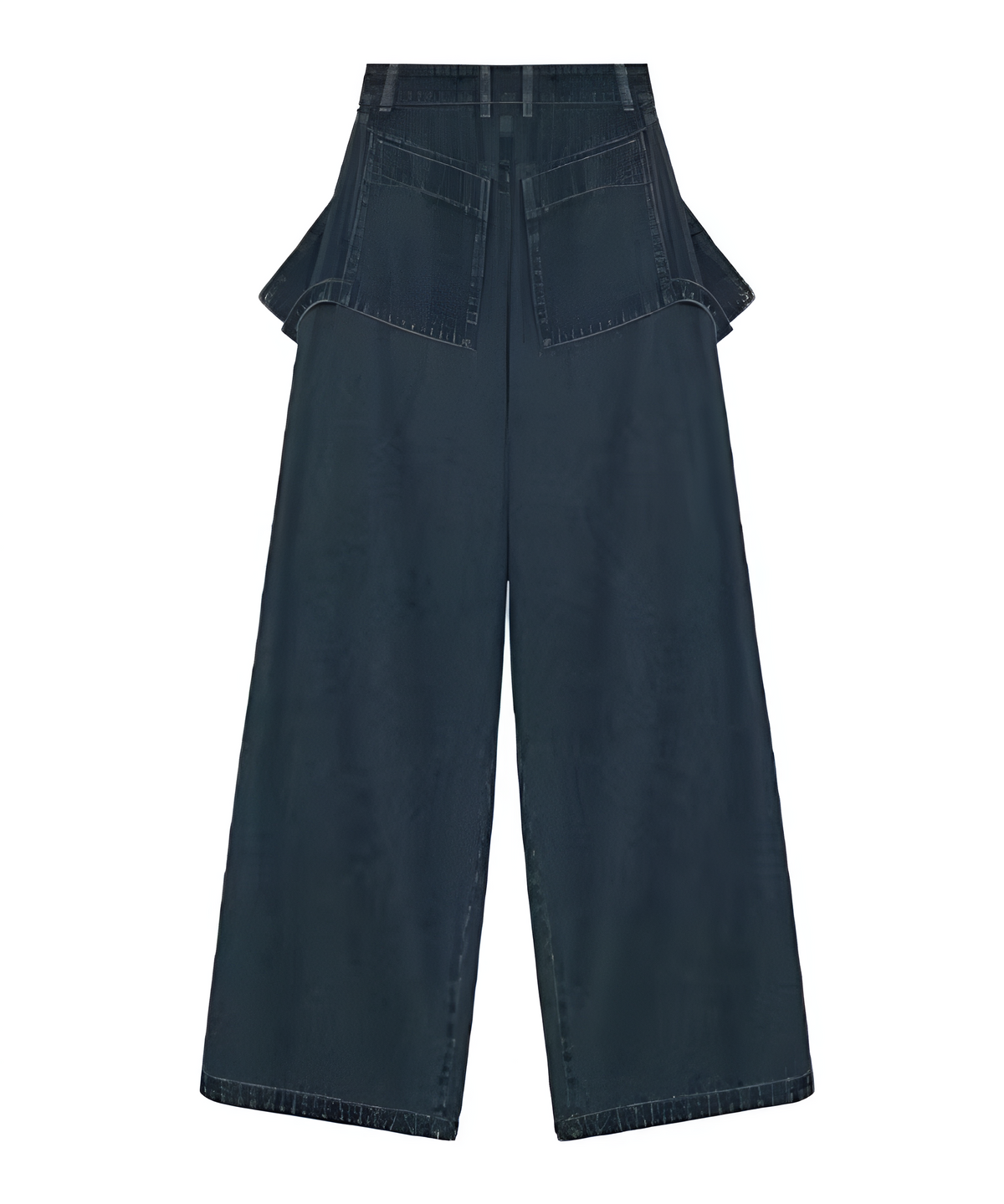 Pocket Layer Curve Pants