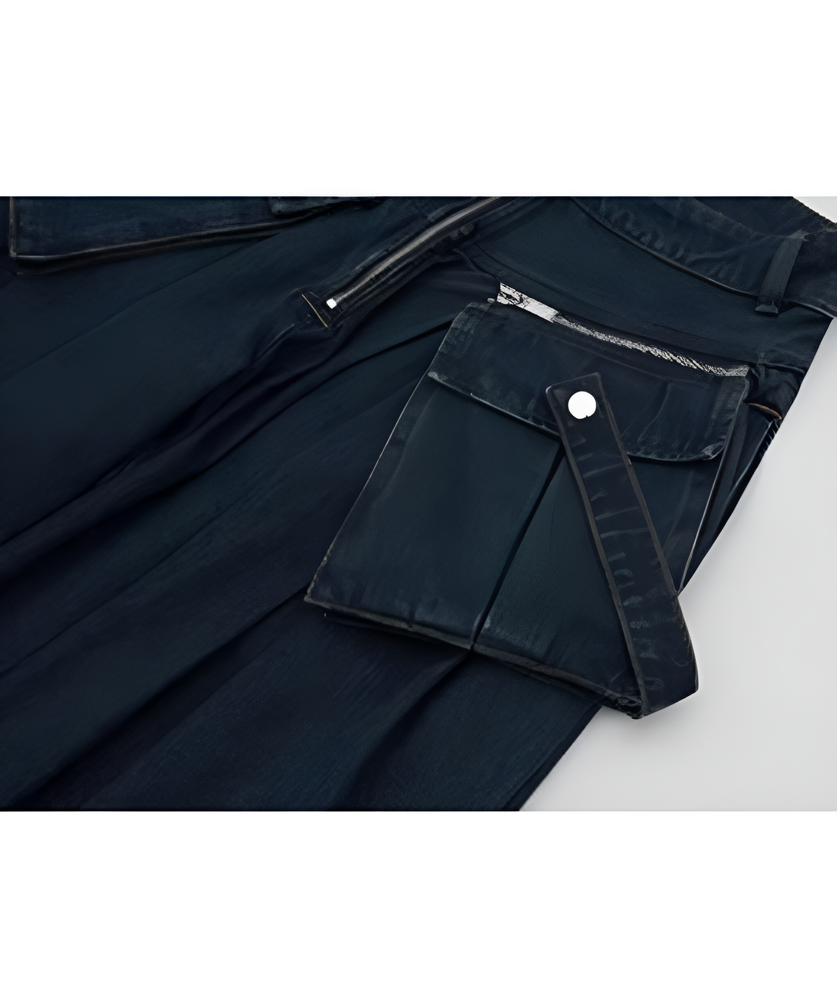 Pocket Layer Curve Pants