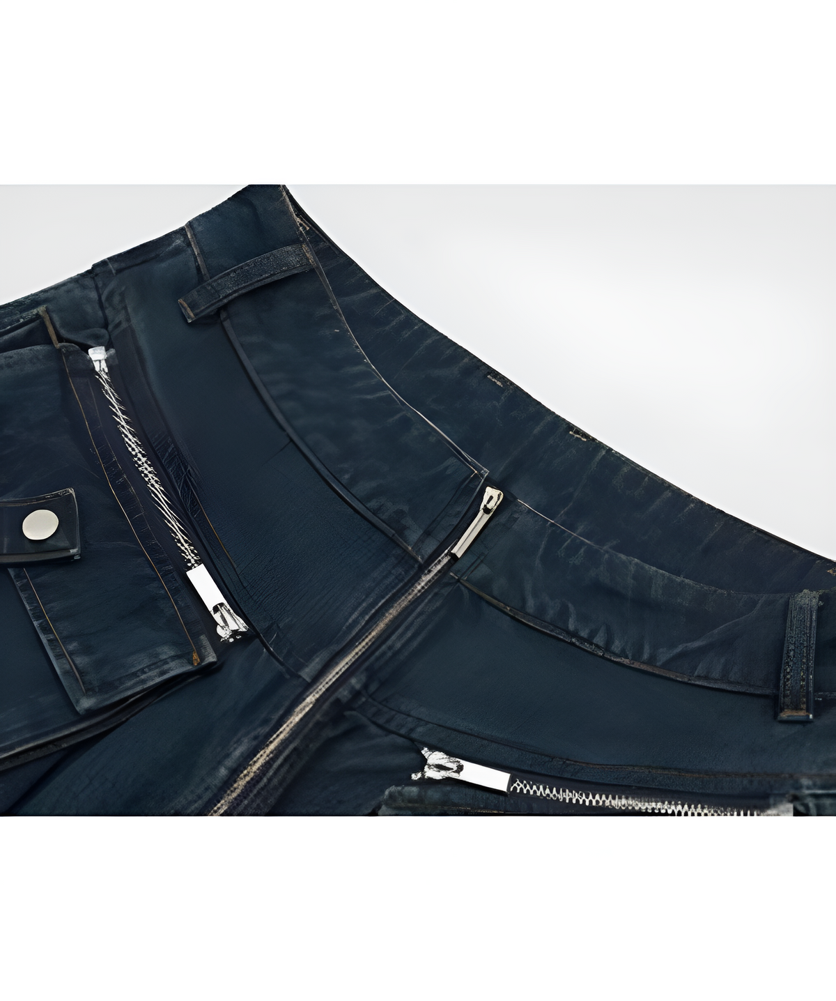 Pocket Layer Curve Pants