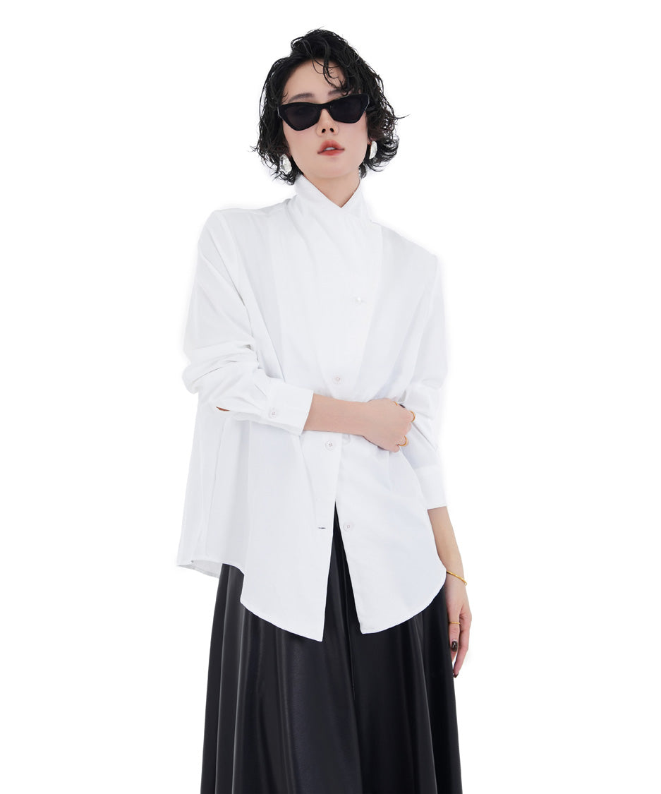 BA-1019 White blouse