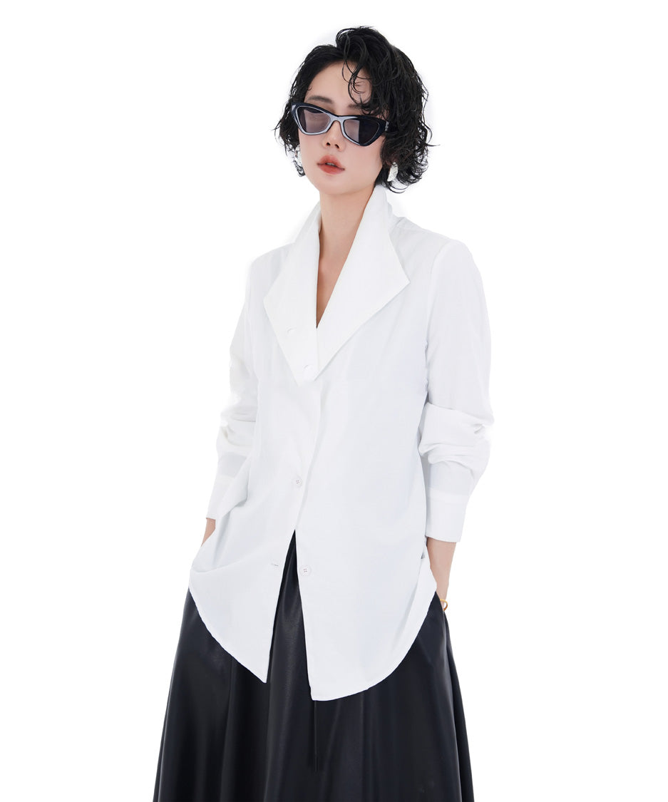 BA-1019 White blouse