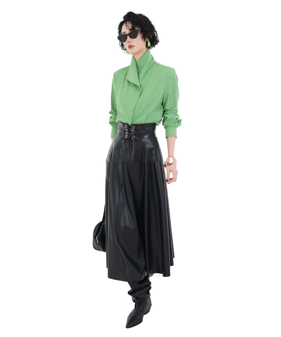 BA-1019 Green blouse
