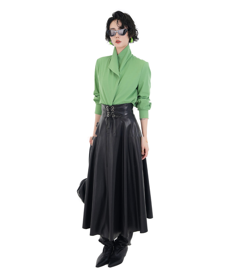 BA-1019 Green blouse