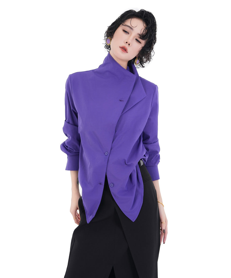 BA-1019 Purple blouse