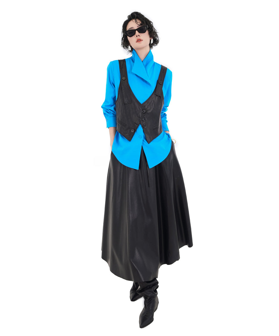 BA-1019 Blue blouse