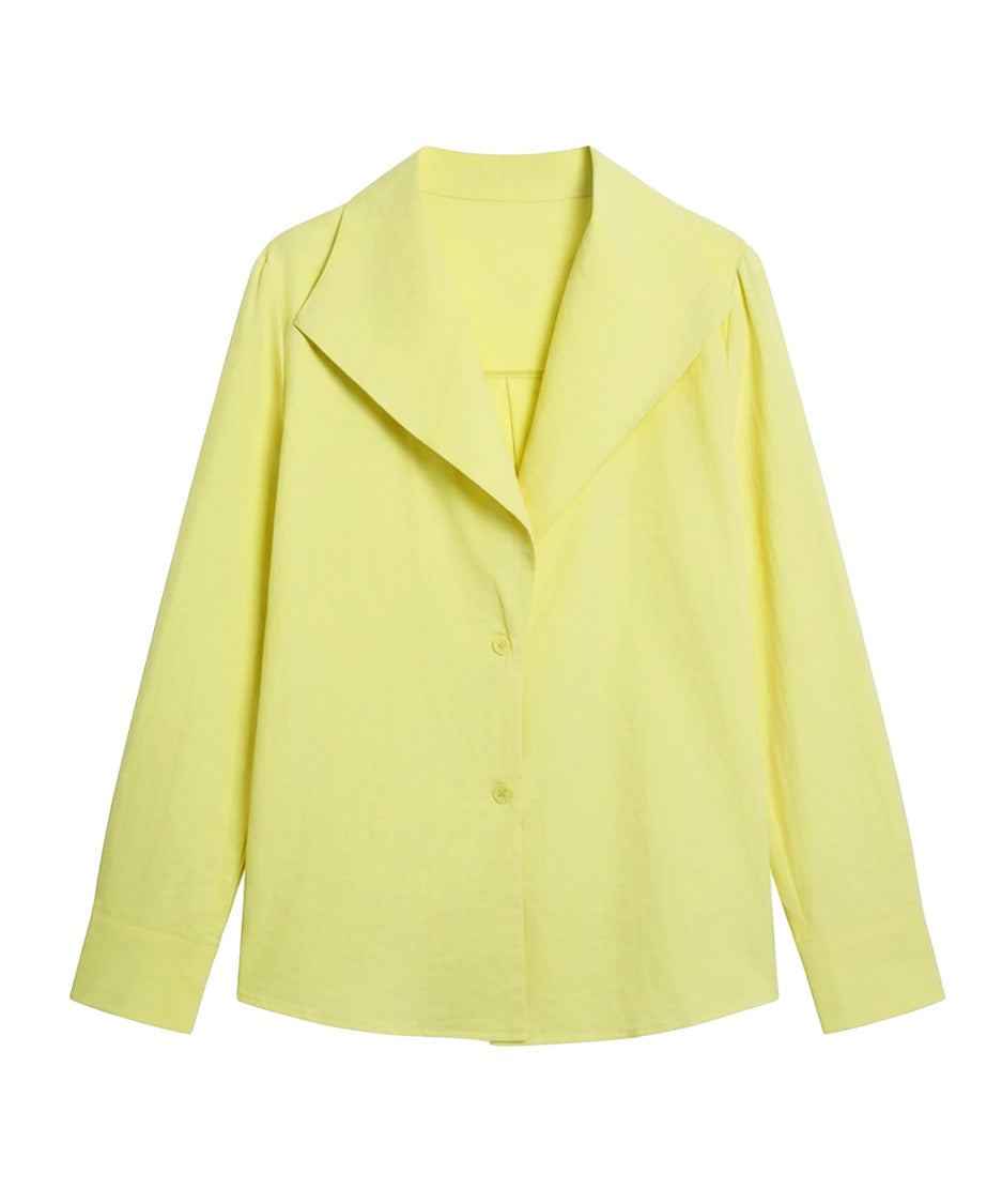 BA-1019 Yellow blouse