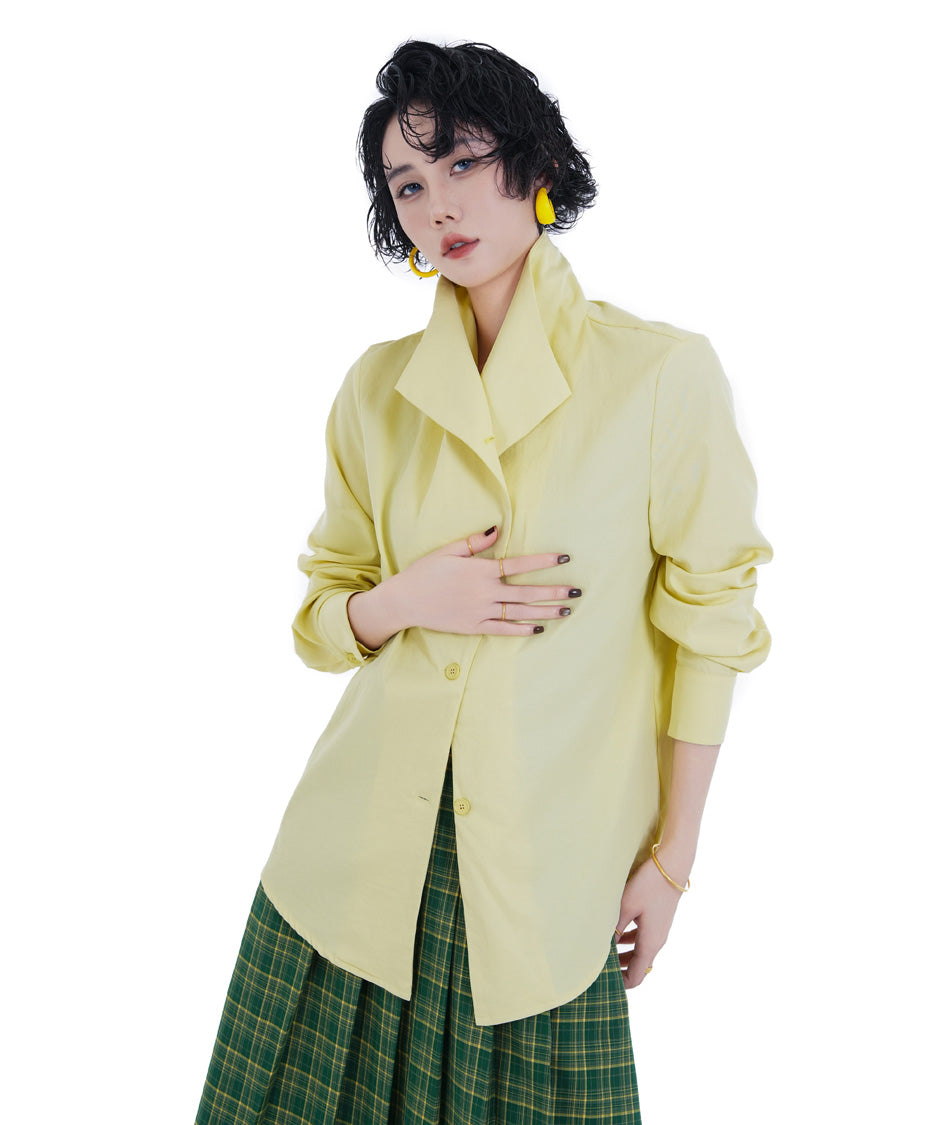 BA-1019 Yellow blouse