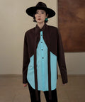 Blue & Brown