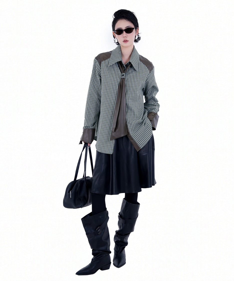 BA-1022 Green blouse