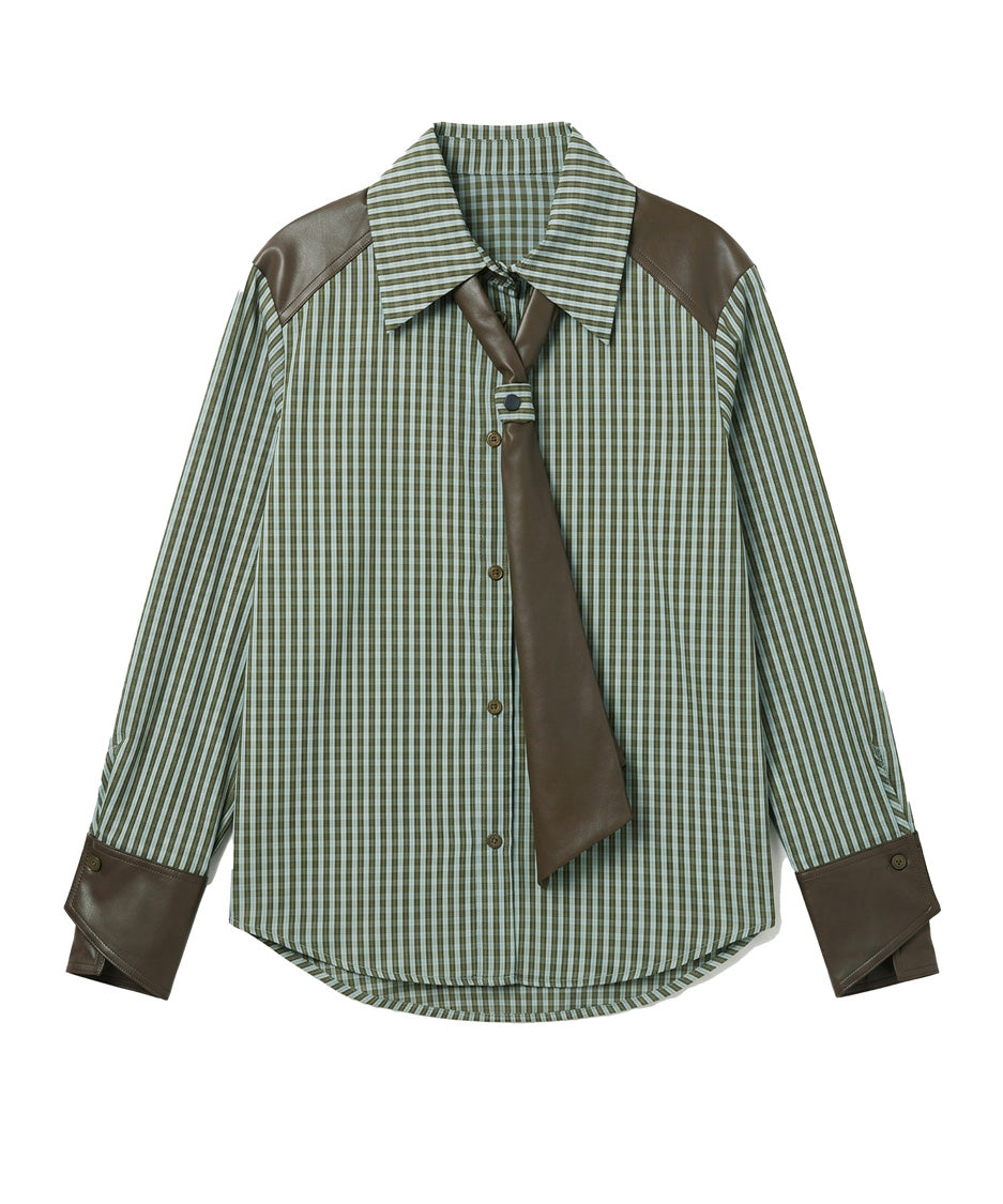 BA-1022 Green blouse