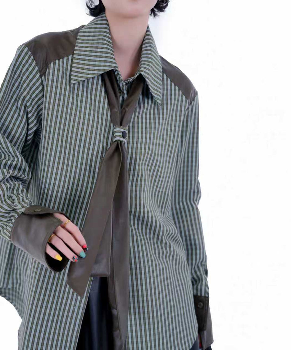 BA-1022 Green blouse