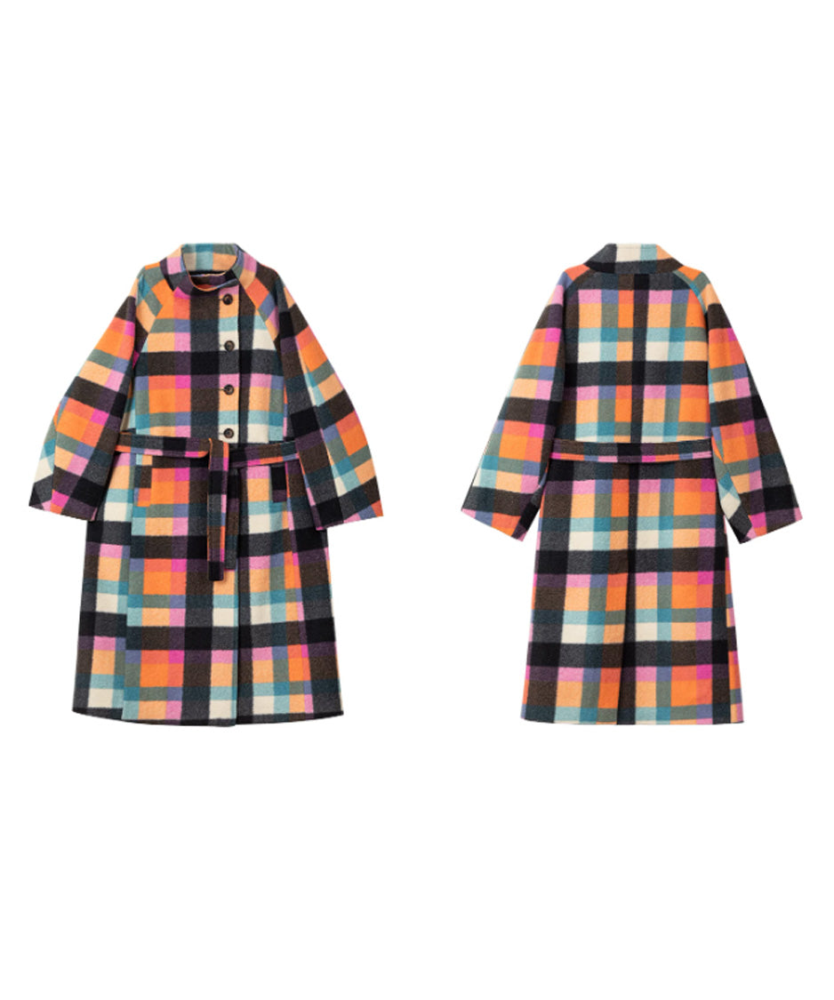 CA-451 Chromatic Check Coat 前後の商品画像