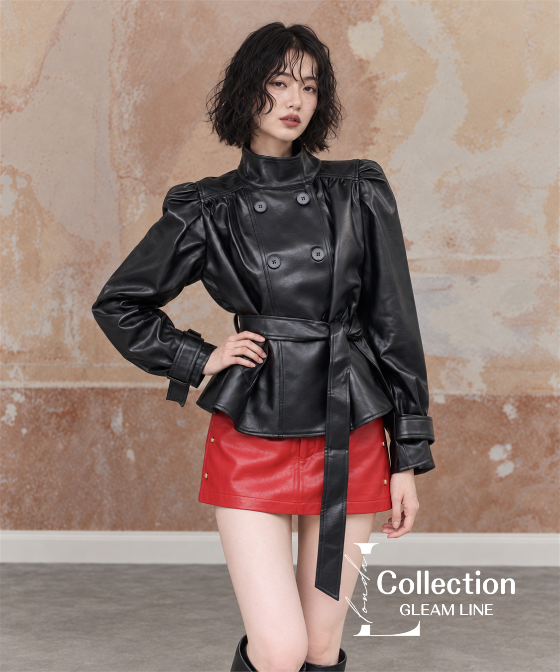 Veyra Belted Jacket - Black, image 1