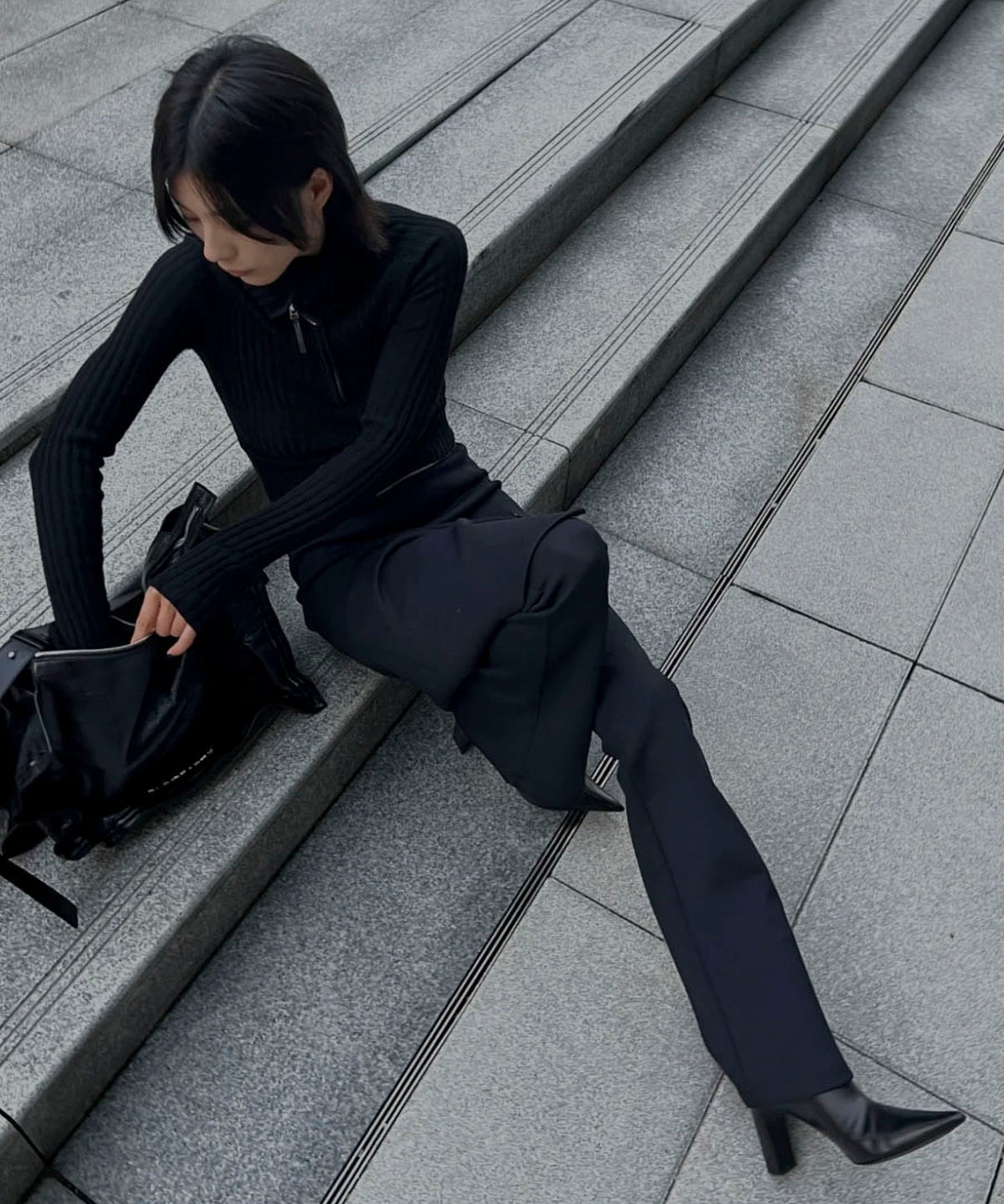 Faux Layered Pants