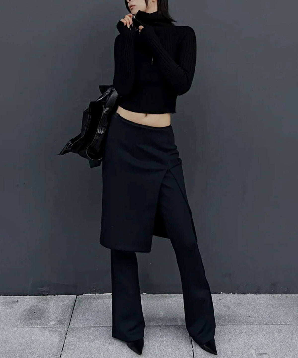 Faux Layered Pants