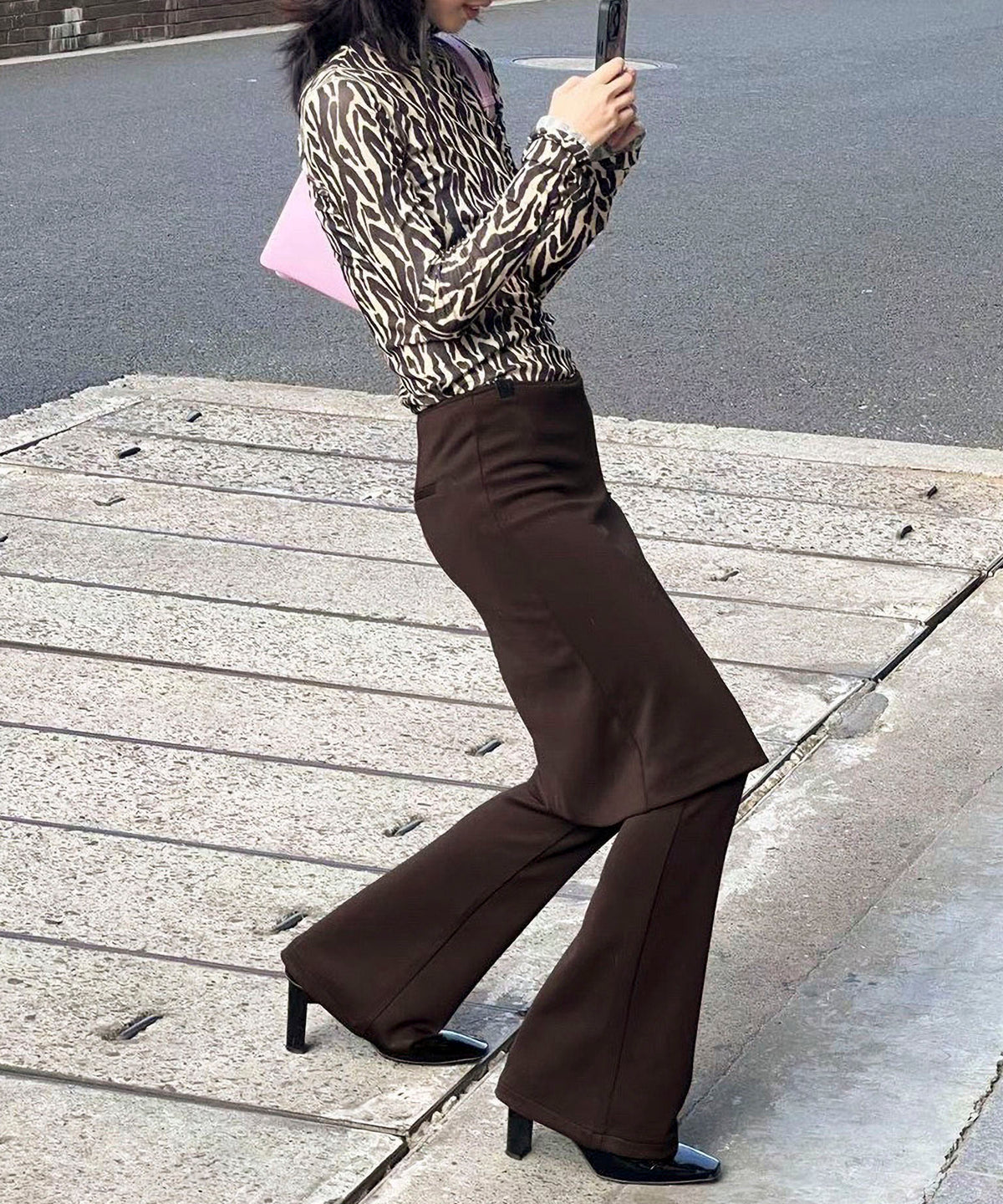 Faux Layered Pants