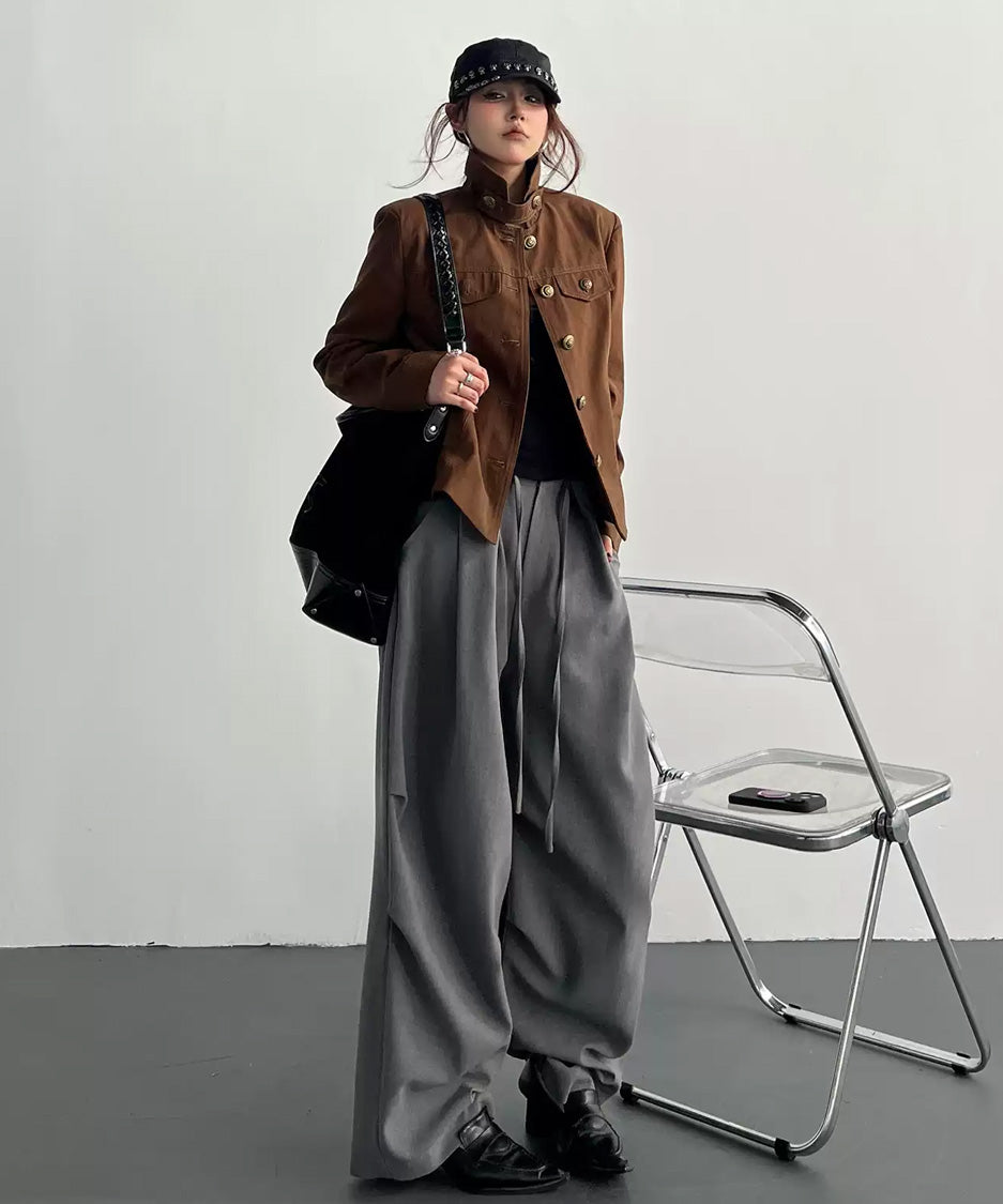 Raised Collar Jacket