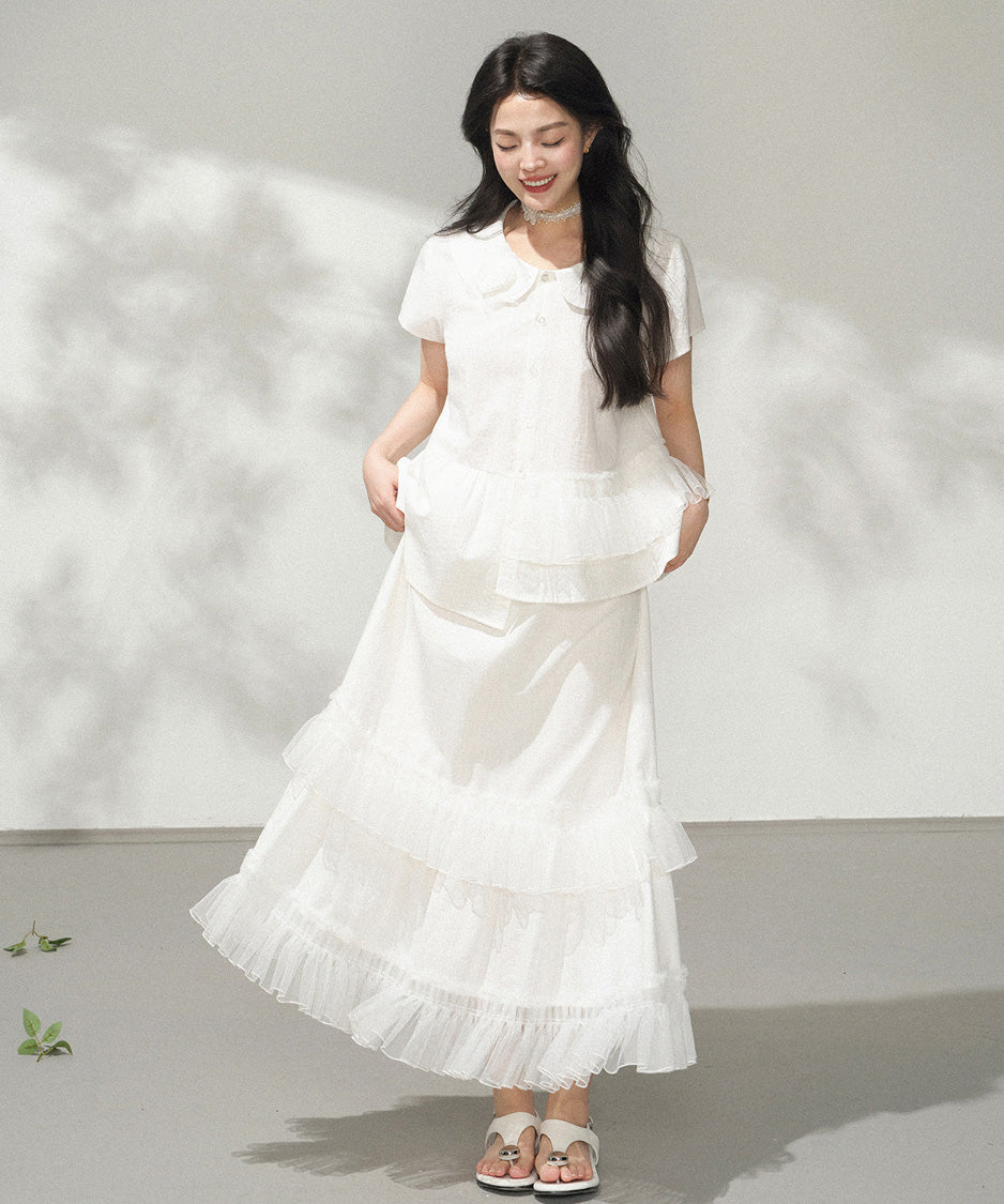 Lunaria Ruffle Skirt