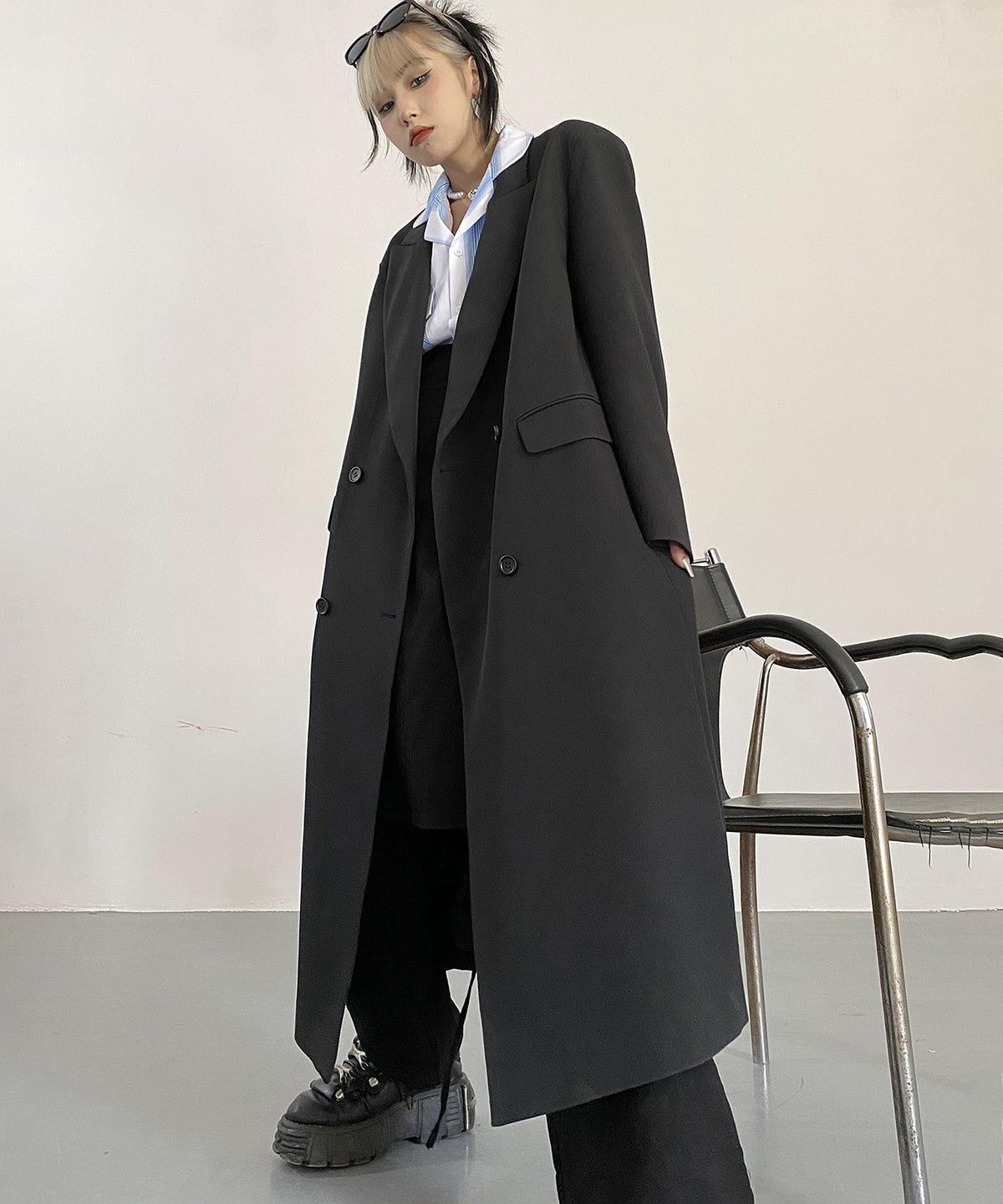 Modern Double Long Coat