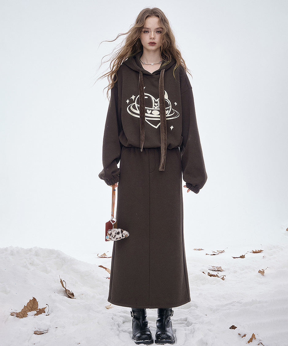 Orbit Hood Top＆Skirt Co-ord