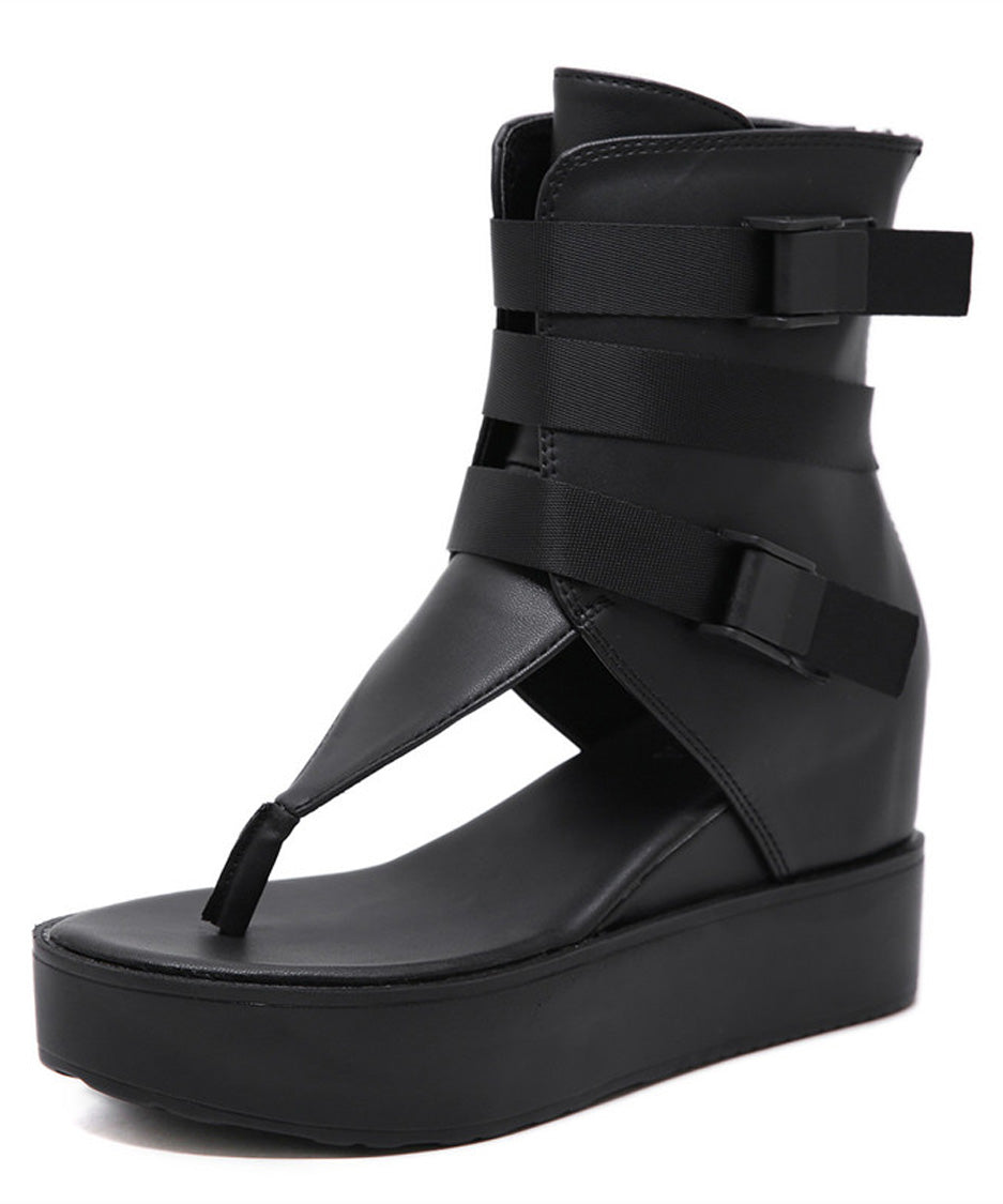 Strap Edge Platform Sandal
