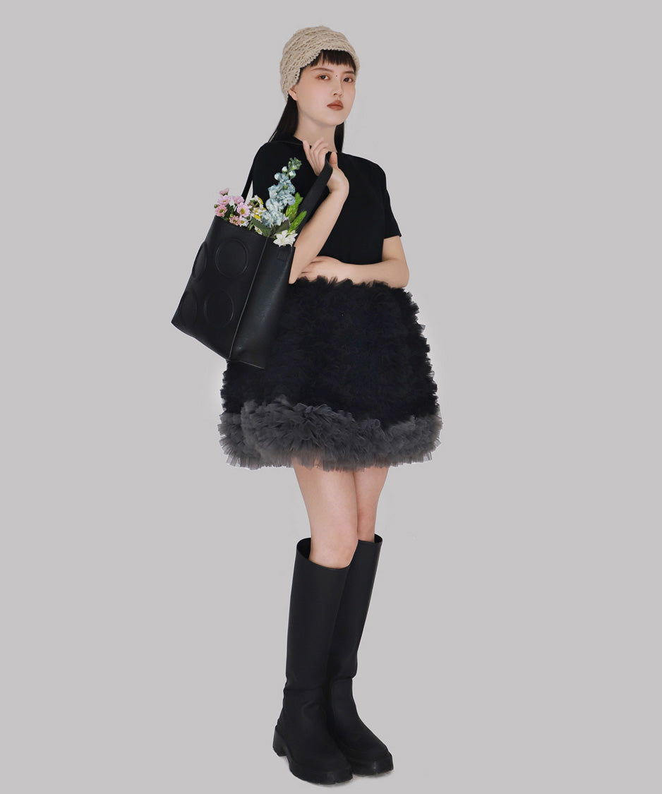 Cloud Ruffle Dress