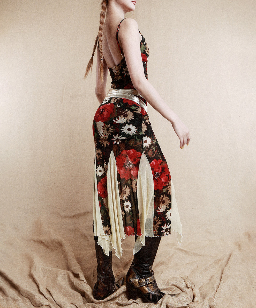 Metallic Ring Belt