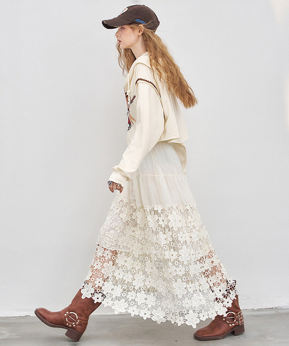 Lace Meadow Tier Skirt