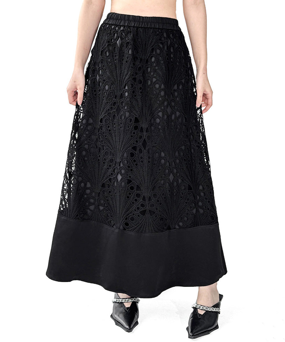 Lace Layer Blouse＆Skirt Co-ord