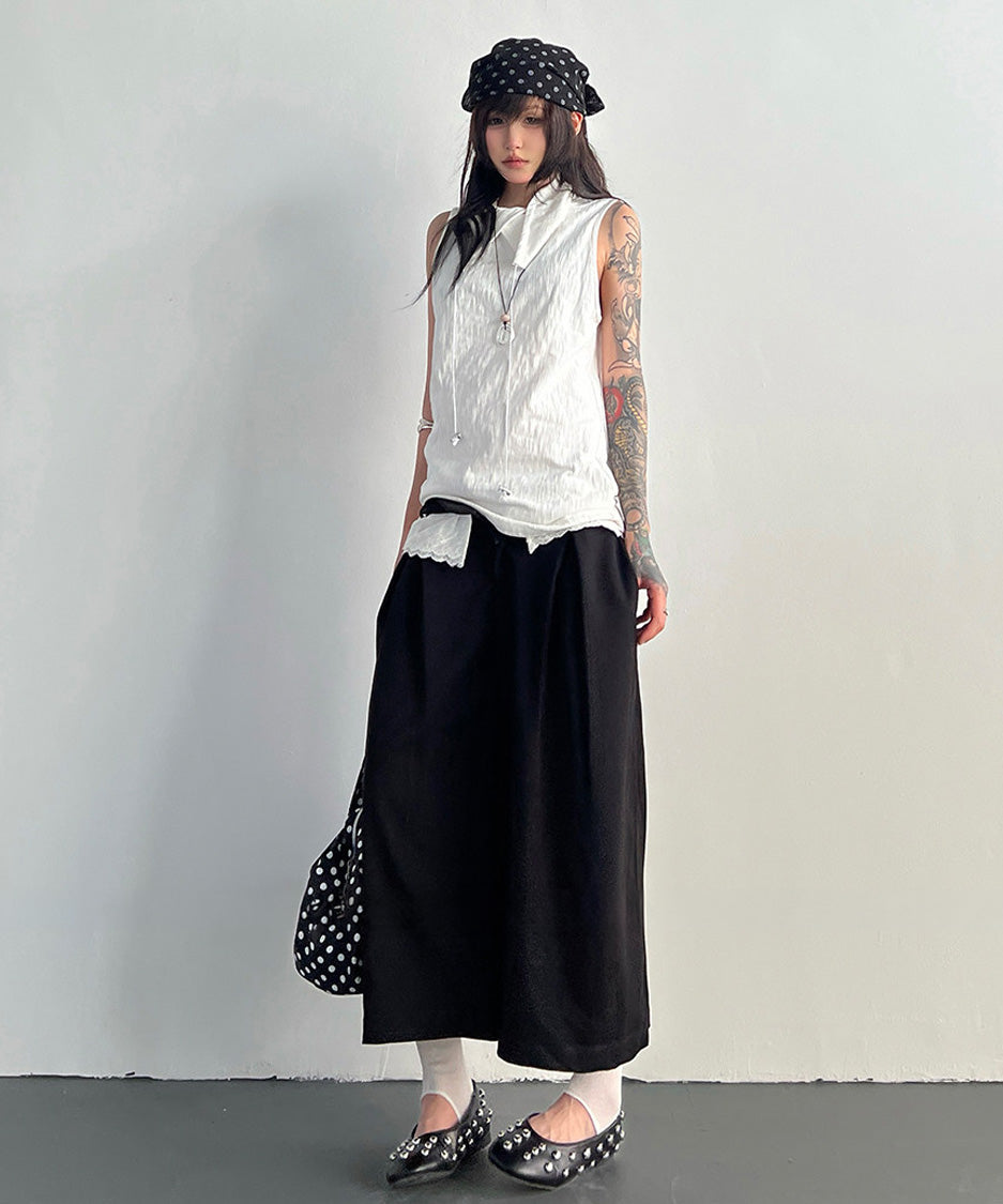 Ripple Collar Top